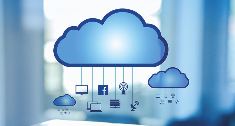 two clouds that have different communications applications for on demand contact center solutions