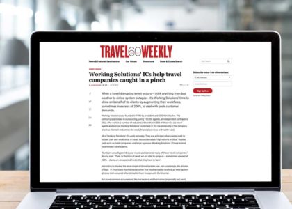 travel weekly news article mentions working solutions