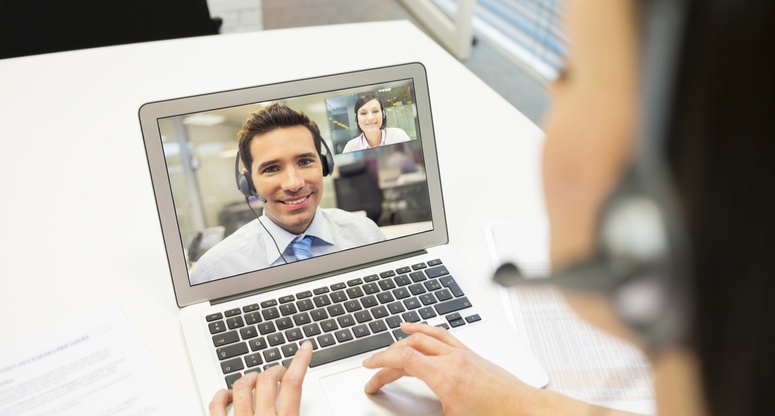 performing a virtual business meeting