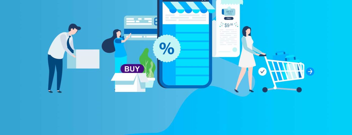 illustration of the user journey online shopping customer experience on demand call center services