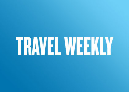 travel weekly logo blue background features on demand call center