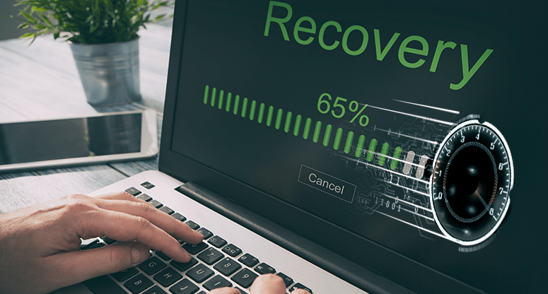 computer recovery data in a fast way