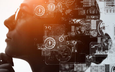 Abstract photo of a woman thinking deeply about business and digital strategy